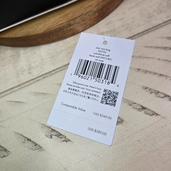 Kate Spade Black and Cream Crossbody Bag - Picture 6 of 14